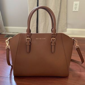 Michael Kors Ciara Large Saffiano Leather Satchel